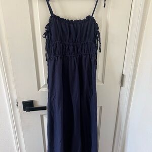 Navy Blue Maxi Dress